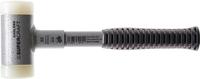 Halder kunststofhamer | lengte 305 mm hoofd-d. 45 mm | stalen buis terugslagvrij | hard nylon wit | 1 stuk - 3377.045 3377.045