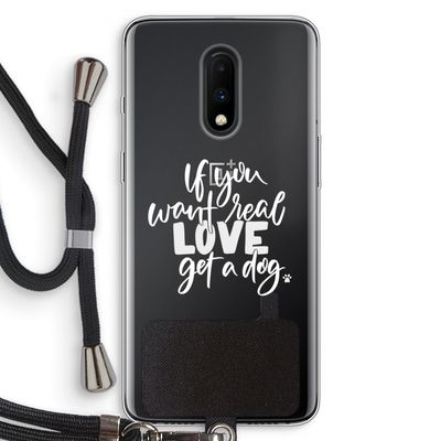 Partner in crime: OnePlus 7 Transparant Hoesje met koord