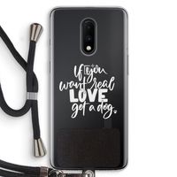 Partner in crime: OnePlus 7 Transparant Hoesje met koord