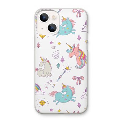 Fantasiewereld: iPhone 13 mini Transparant Hoesje