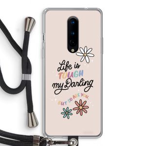 Tough Life: OnePlus 8 Transparant Hoesje met koord