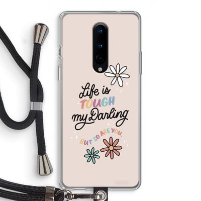 Tough Life: OnePlus 8 Transparant Hoesje met koord