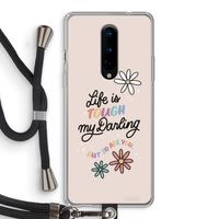 Tough Life: OnePlus 8 Transparant Hoesje met koord