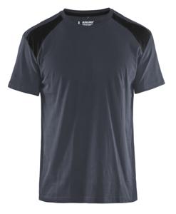 Blåkläder T-Shirt bicolour 33791042 | Donkergrijs/Zwart | Maat XXL - 7330509604540