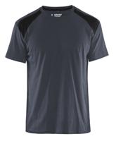 Blåkläder T-Shirt bicolour 33791042 | Donkergrijs/Zwart | Maat XL - 7330509604526