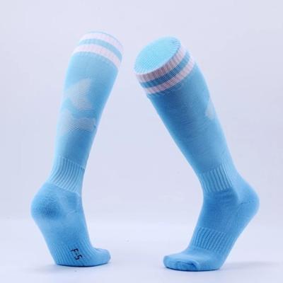 Kinderen voetbal sokken jongens Soccer sok Kid boven knie Plain sokken lange voetbal kousen mannen over knie hoge sok grootte: volwassen grootte (hem