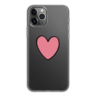 Hartje: iPhone 11 Pro Transparant Hoesje