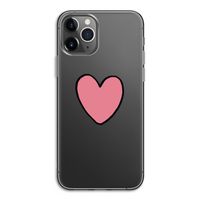 Hartje: iPhone 11 Pro Transparant Hoesje