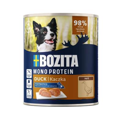 BOZITA Monoprotein Pate Duck - natvoer voor honden - 800g