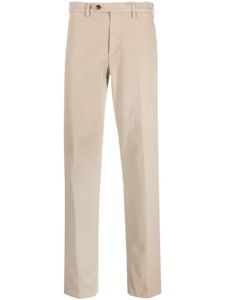 Canali pantalon chino en coton à coupe droite - Tons neutres