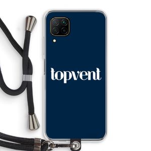 Topvent Navy: Huawei P40 Lite Transparant Hoesje met koord