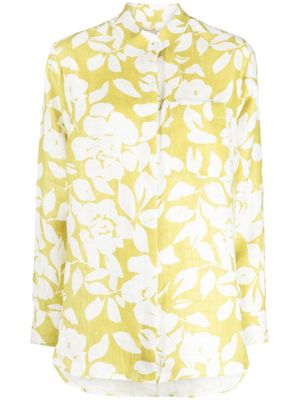 Bambah chemise en lin Lilly à manches longues - Vert