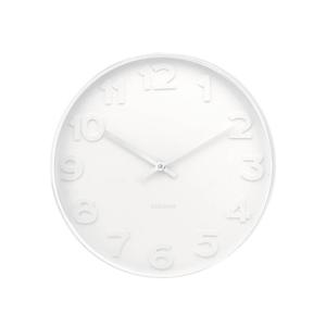 Karlsson Wandklok Mr. WhiteNumbers large wit - Ø 51cm - KA5635