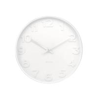 Karlsson Wandklok Mr. WhiteNumbers large wit - Ø 51cm - KA5635 Karlsson Wandklok Mr. WhiteNumbers large wit - Ø 51cm - KA5635