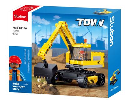 Sluban town kleine graafmachine