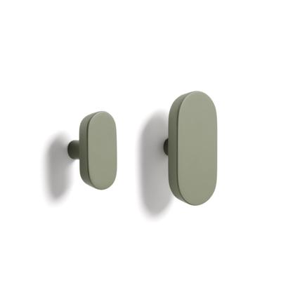 Kave Home Kapstokhaak 'Arely' Set van 2 stuks, kleur Groen