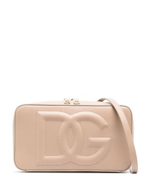 Dolce & Gabbana petit sac à bandoulière DG Logo - Rose
