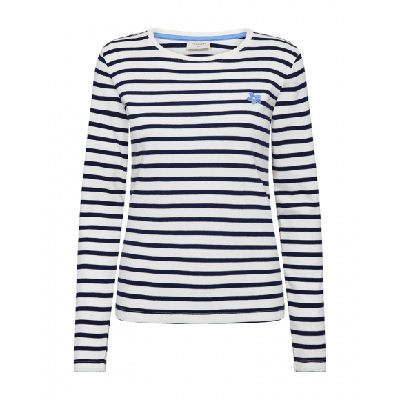 FreeQuent - Blauw | Dames | Top | Blauw | M | regular | Kamst mode
