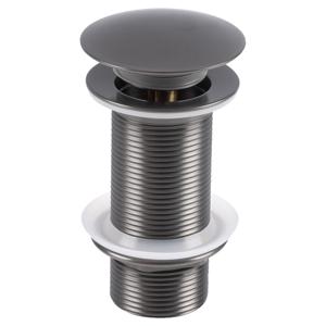 Differnz afvoerplug pop up | design | gun metal | large | Ø 66 mm x 98 mm