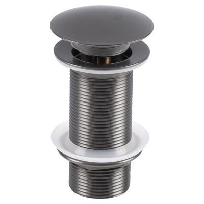 Differnz afvoerplug pop up | design | gun metal | large | Ø 66 mm x 98 mm