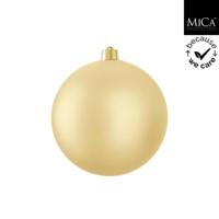 Mica Decorations Kerstbal Onbreekbaar 20 cm Mat Goud Mica Decorations Kerstbal Onbreekbaar 20 cm Mat Goud