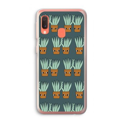 Sansevieria: Samsung Galaxy A20e Transparant Hoesje