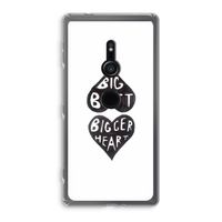 Big butt bigger heart: Sony Xperia XZ2 Transparant Hoesje