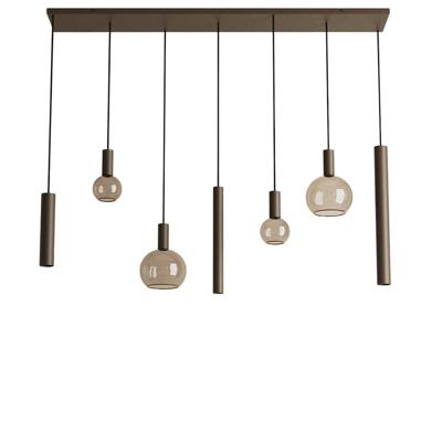 Hanglamp Riva recht platinum