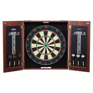 VEVOR dartkastenset officieel dartbord MDF darts 45x3,8cm 6 darts