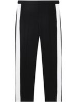 Burberry pantalon de costume à rayures latérales - Noir