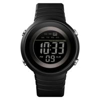 SKMEI 1497 mode eenvoudige achtergrondverlichting single display elektronische horloge timing alarm Watch (zwart)