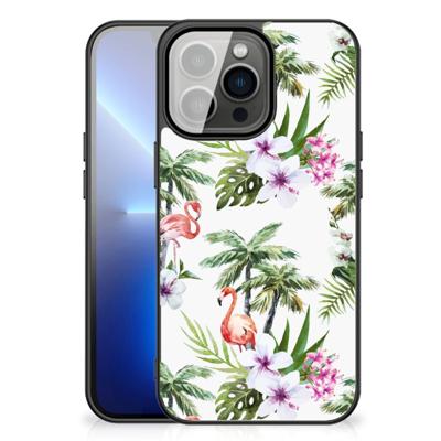 iPhone 13 Pro Max Dierenprint Telefoonhoesje Flamingo Palms