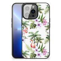 iPhone 13 Pro Max Dierenprint Telefoonhoesje Flamingo Palms