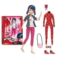 Miraculous Ladybug - Modepop 26 cm en haar twee outfits