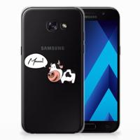 Samsung Galaxy A5 2017 Telefoonhoesje met Naam Cow