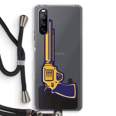 Pew Pew Pew: Sony Sony Xperia 10 III Transparant Hoesje met koord