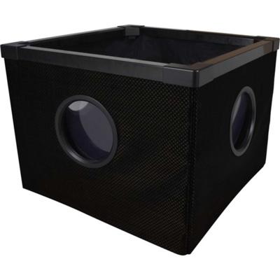 HoZelock Outdoor Aquarium: Terrasvijver en Balkonvijver 95x95x70cm - Modern met Kijkramen