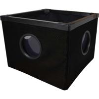 HoZelock Outdoor Aquarium: Terrasvijver en Balkonvijver 95x95x70cm - Modern met Kijkramen