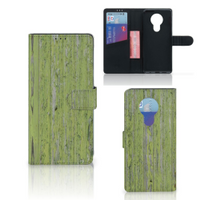 Nokia 5.3 Book Style Case Green Wood - thumbnail