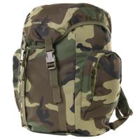 Reis/Hiking rugzak van 25 liter - camouflage groen - 25 x 15 x 40 cm - volwassenen