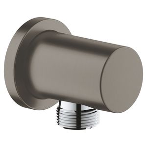 Grohe Wandaansluitbocht Rainshower Hard Graphite Geborsteld