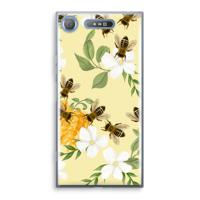 No flowers without bees: Sony Xperia XZ1 Transparant Hoesje