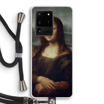 Mona Lisa: Samsung Galaxy S20 Ultra Transparant Hoesje met koord