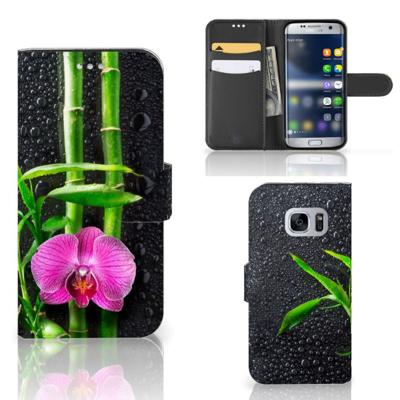 Samsung Galaxy S7 Hoesje Orchidee