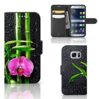 Samsung Galaxy S7 Hoesje Orchidee