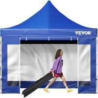 VEVOR vouwtent 3x3m tuintent vouwtent PVC partytent opvouwbaar blauw