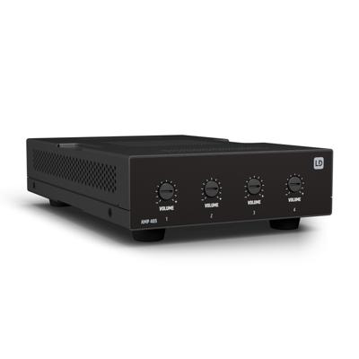 LD Systems AMP 405 4-kanaals mini installatieversterker 4 x 50W 4 Ohm