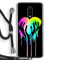 Hold My Heart: OnePlus 7 Transparant Hoesje met koord