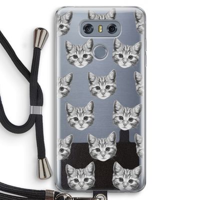 Kitten: LG G6 Transparant Hoesje met koord
