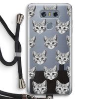 Kitten: LG G6 Transparant Hoesje met koord